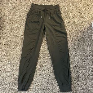 Lulu Army Green Joggers
